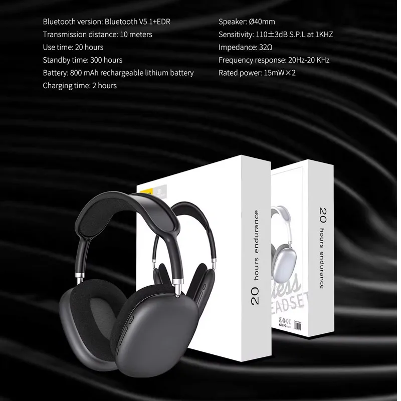 Bluetooth slušalice Aspor A618 crne