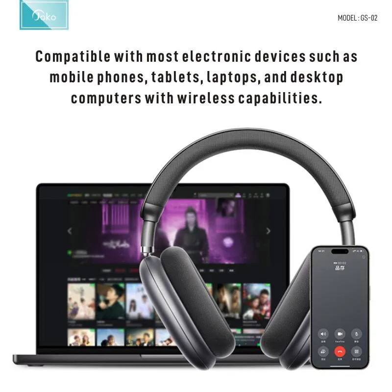 Bluetooth Slušalice Konfulon Joko GS02 sive