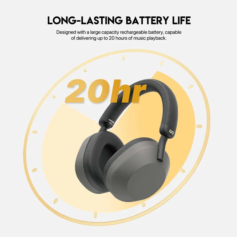 Bluetooth slušalice Fantech GO Tune WH06 tamno sive