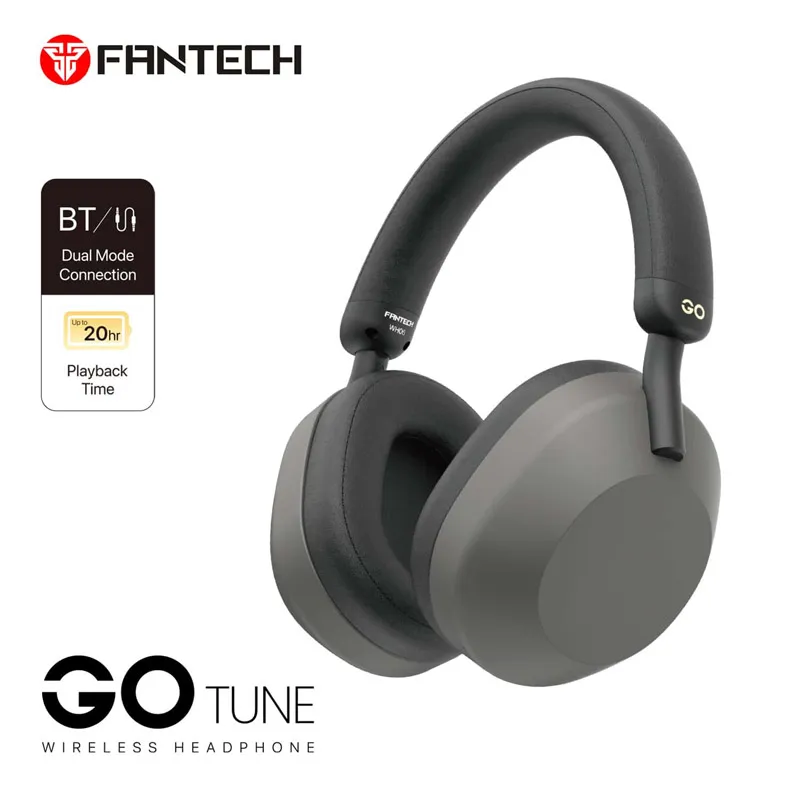 Bluetooth slušalice Fantech GO Tune WH06 tamno sive