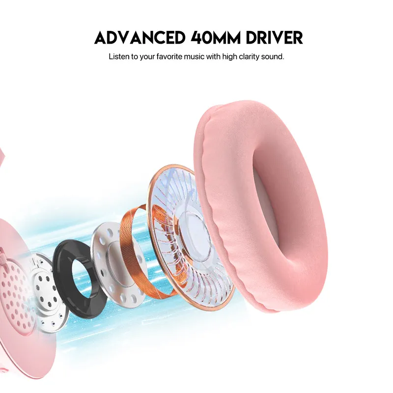 Bluetooth slušalice Fantech GO Vibe WH05 pink