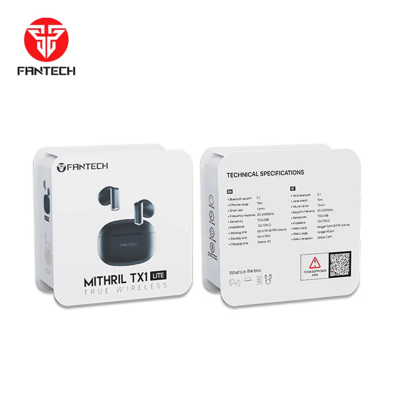 Bluetooth slušalice Fantech TX1 Lite Mithril crne