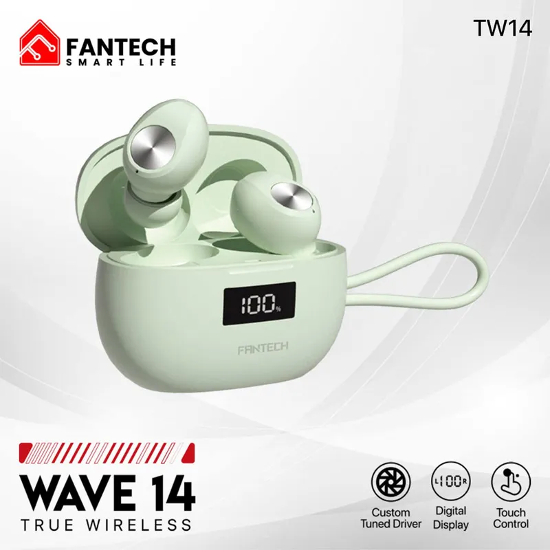 Bluetooth slušalice Fantech Wave 14 zelene