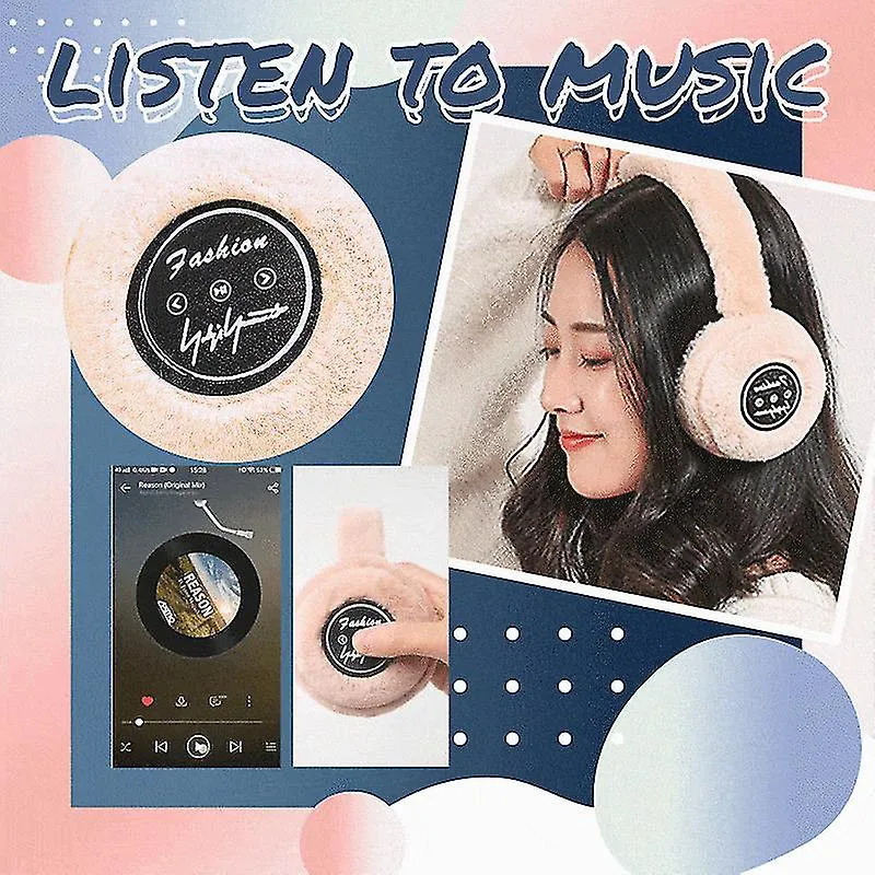 Bluetooth slušalice Earmuff crne