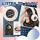 Bluetooth slušalice Earmuff crne