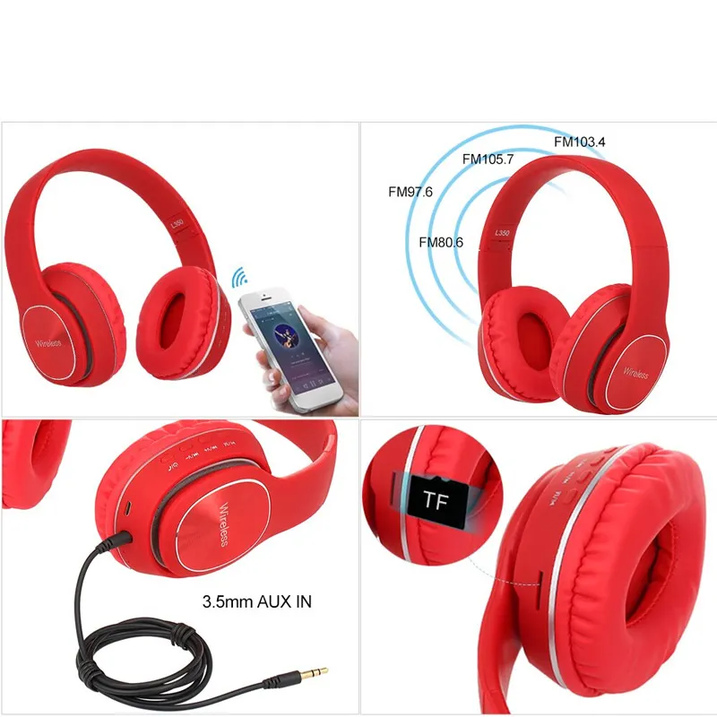 Bluetooth slušalice L350 (S13) bele