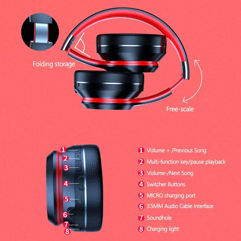 Bluetooth slušalice Lenovo HD200 crne