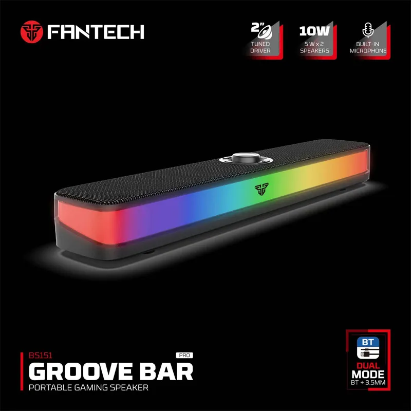 Bluetooth zvučnik Fantech BS151 GROOVE BAR PRO crni.