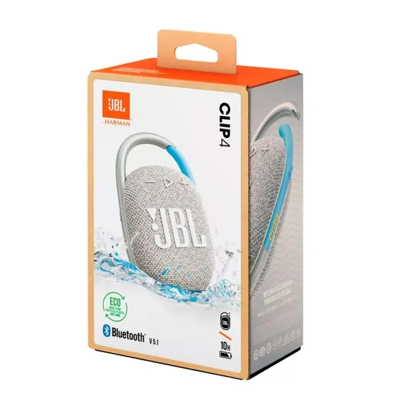 JBL bluetooth zvučnik CLIP4 ECO IPX67 vodootporan beli