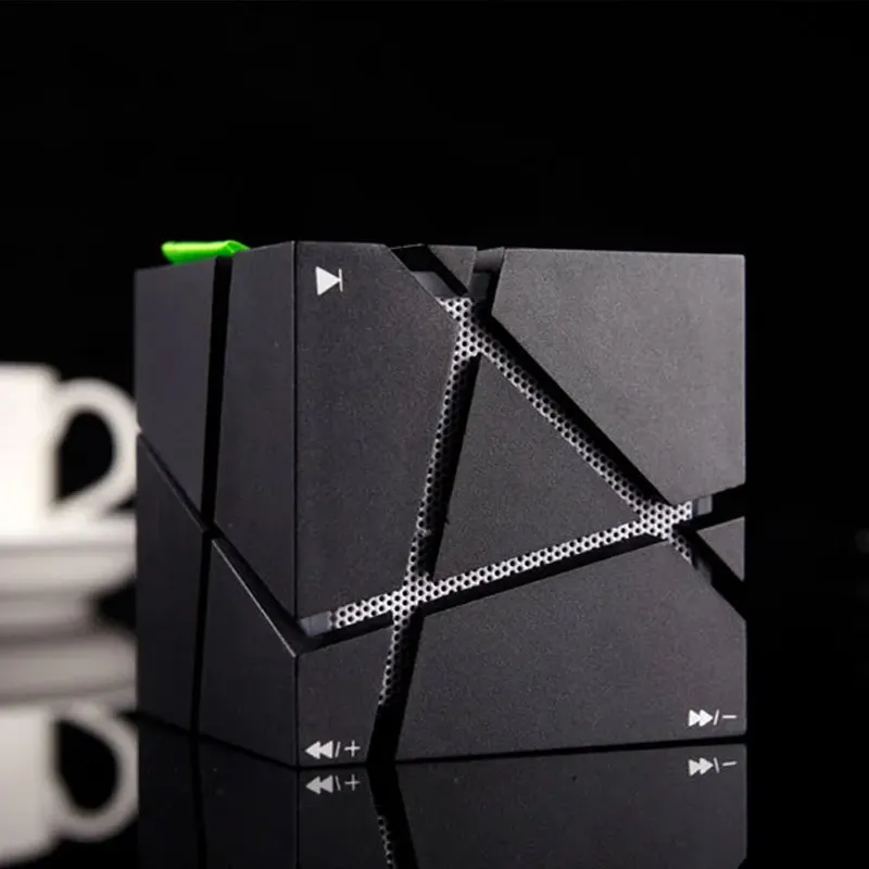 Bluetooth zvučnik LED Magic Cube minI crni
