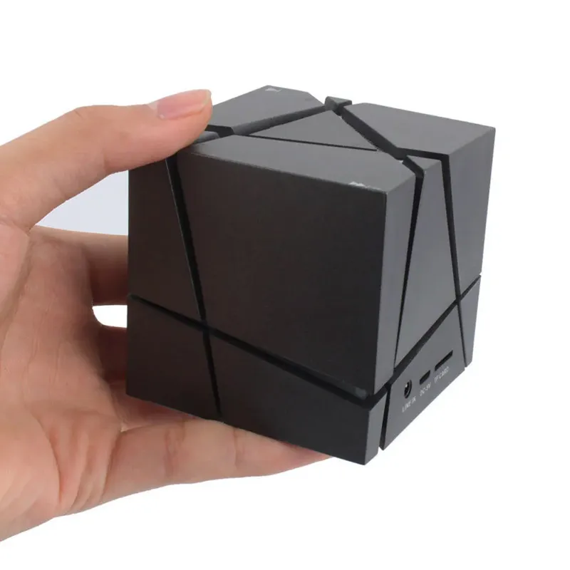 Bluetooth zvučnik LED Magic Cube minI crni