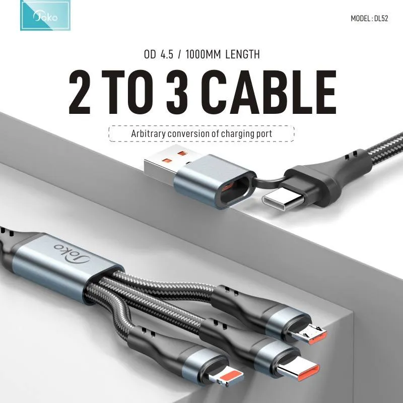 Kabel Konfulon Joko DL52 4u1 crni