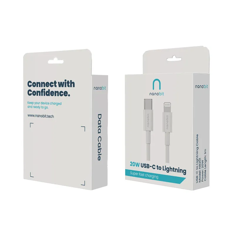 Kabel Nanobit NB201 Type-C na iPhone Lightning 20W 1m