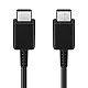 Kabell Samsung 2xUSB-C muski 3A crni