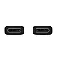 Kabell Samsung 2xUSB-C muski 3A crni