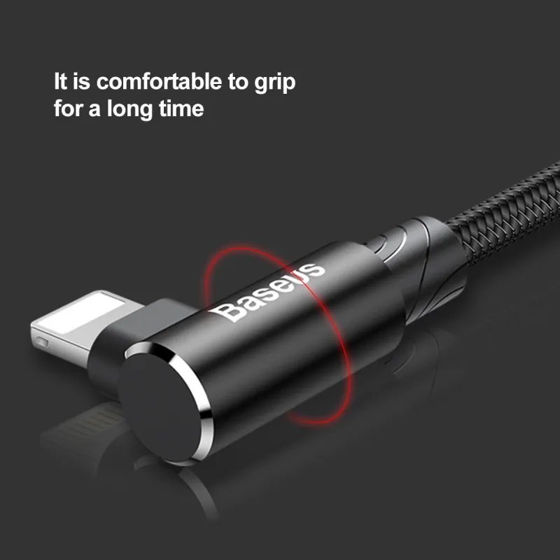 Kabel Baseus MVP Elbow USB iPhone Lightning 1.5A crni 2m