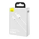 Kabel Baseus Superior Series Fast Charging USB na Lightning 2.4A beli 1m