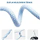 Kabel Braided iPhone PD Type-C na Type-C 20W beli 1m