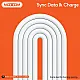 Kabel Moxom LX-CB907 Type-C na Type-C beli 1m